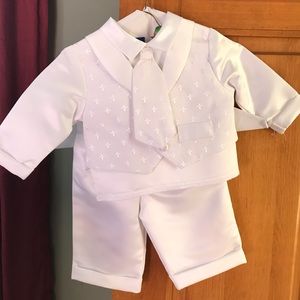 Baptism baby boy outfit